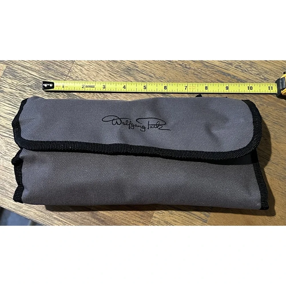 Wolfgang Puck Roll Up Carrying Case Garnish Bar Set No Scissors
